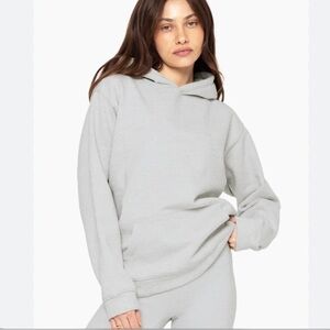 SET Active Heavyweight Sweats Hoodie in Heather Grey